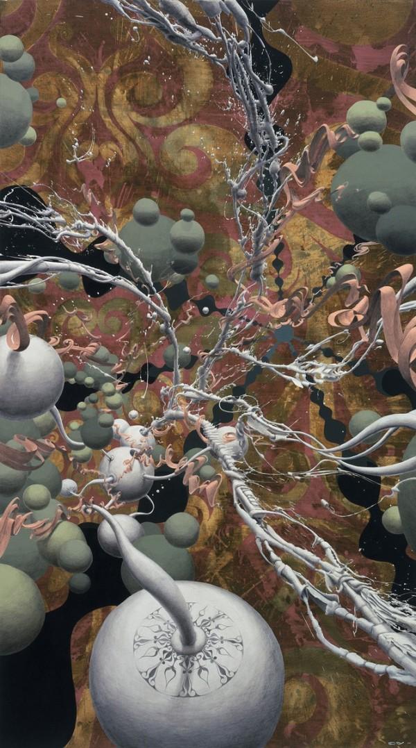 Abstract paintings by Oliver Vernon