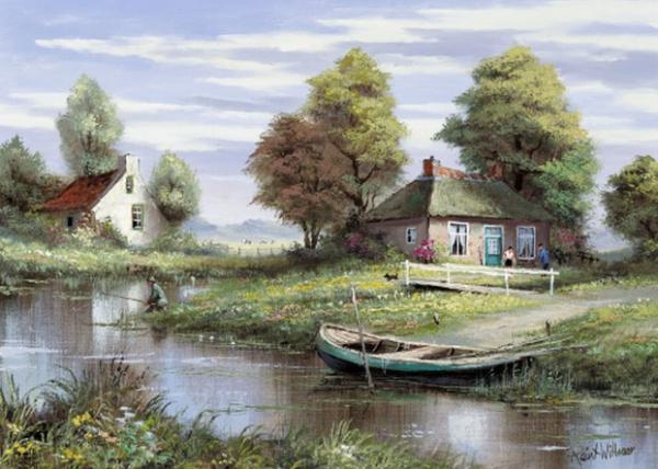 Countryside Paintings by Reint Withaar
