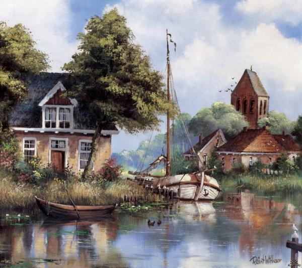 Countryside Paintings by Reint Withaar