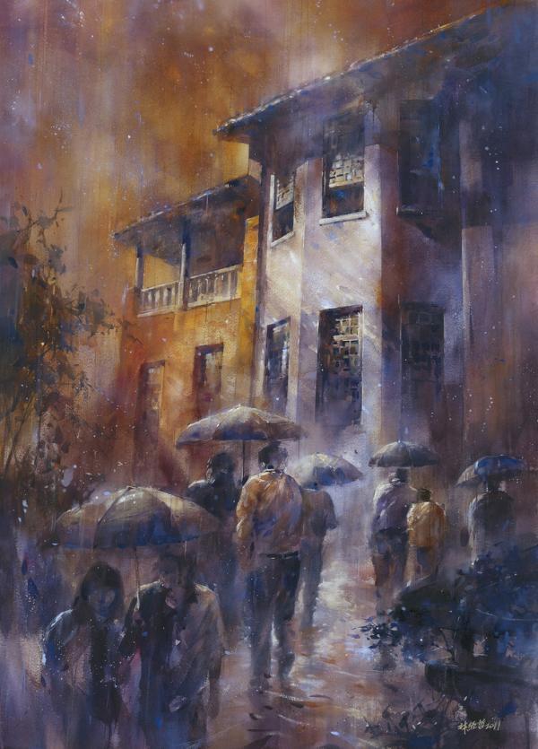 Street Watercolor Paintings by Lin Ching-Che