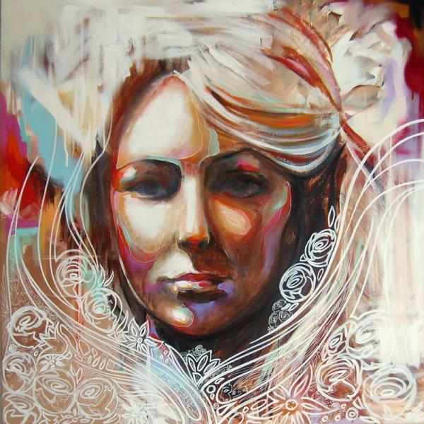 Abstract Portrait Paintings by Danny O'Connor