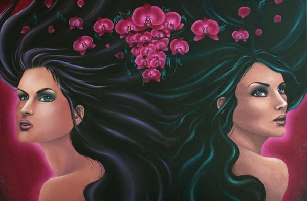 Paintings by ​Thaisy J. Marín Rodríguez