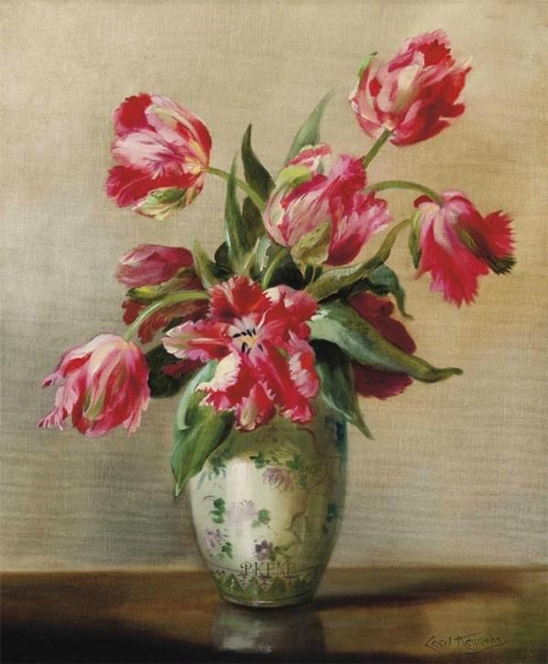 Flowers Painting by Cecil Kennedy
