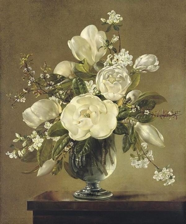 Flowers Painting by Cecil Kennedy
