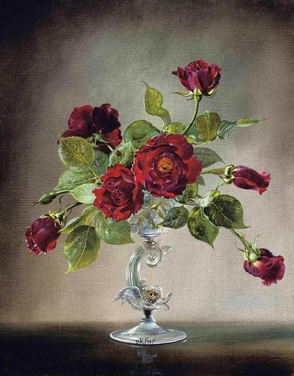 Flowers Painting by Cecil Kennedy