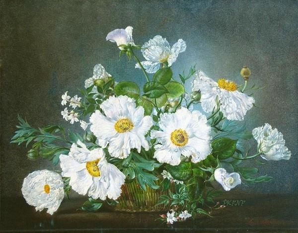 Flowers Painting by Cecil Kennedy