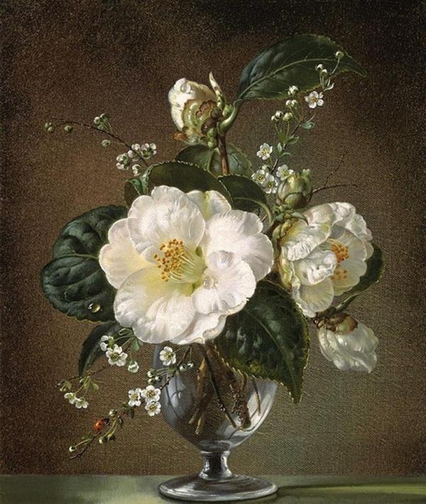 Flowers Painting by Cecil Kennedy