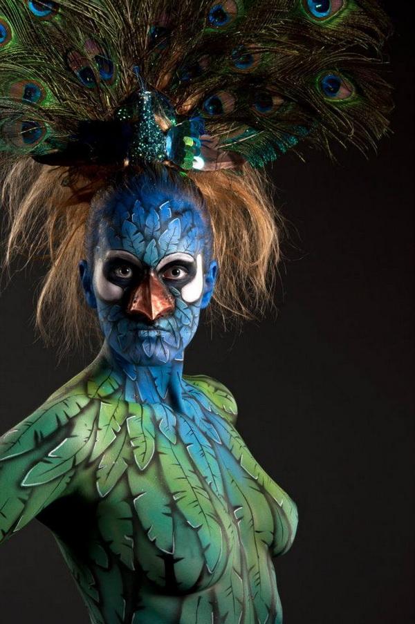 Body paintings by Nadja Hluchovsky