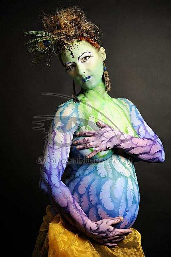 Body paintings by Nadja Hluchovsky