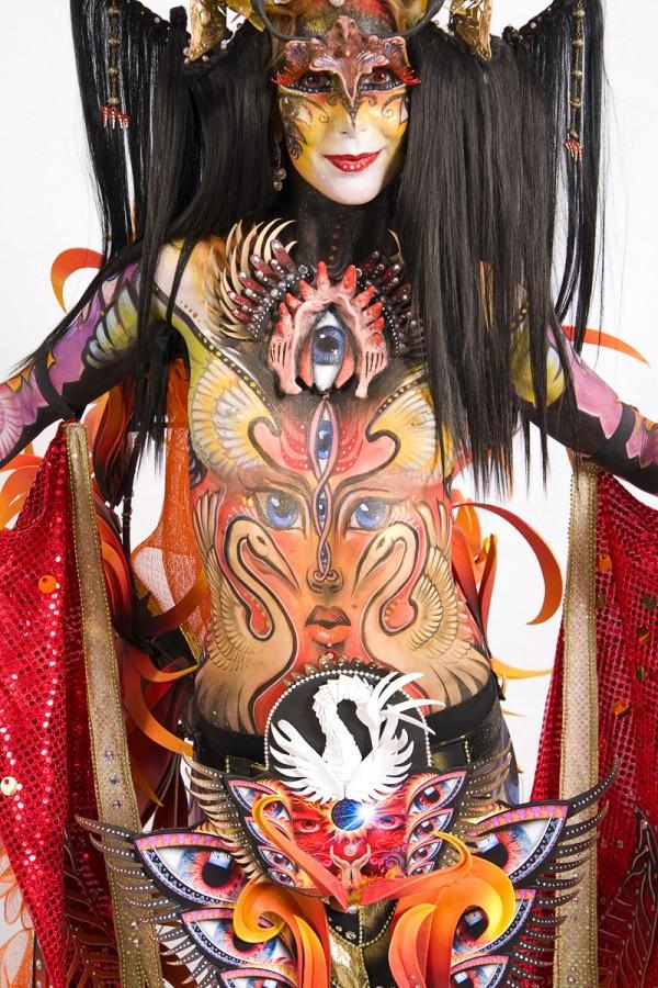Body paintings by Nadja Hluchovsky