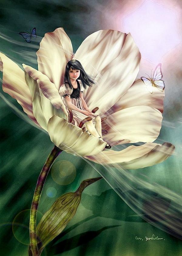 Fairy Paintings by Miharu Yokota