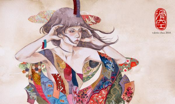 Mixed Media Illustrations by Valerie Ann Chua
