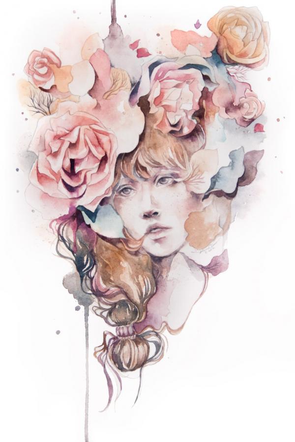 Mixed Media Illustrations by Valerie Ann Chua
