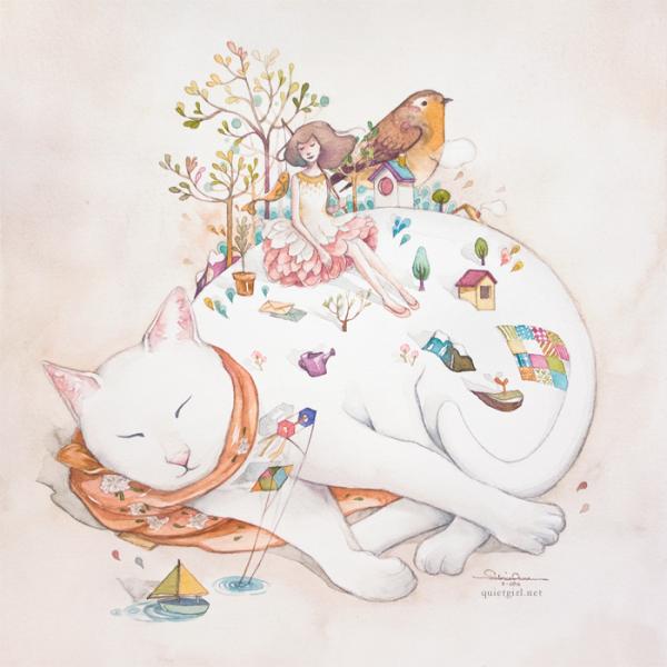 Mixed Media Illustrations by Valerie Ann Chua
