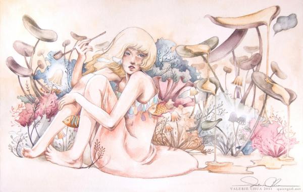 Mixed Media Illustrations by Valerie Ann Chua
