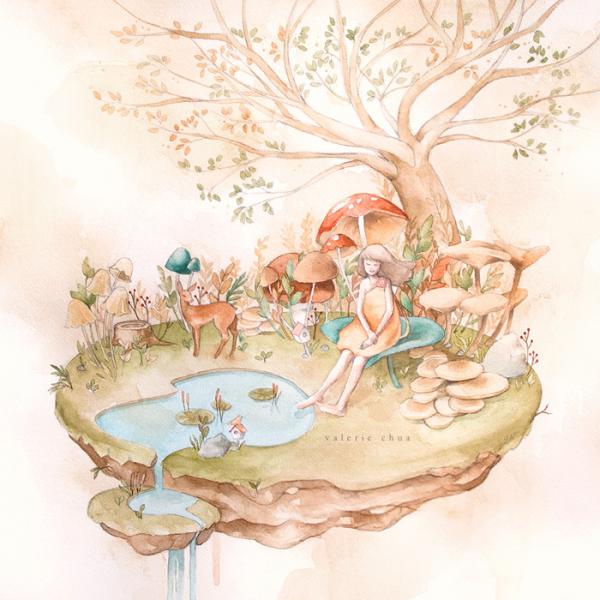 Mixed Media Illustrations by Valerie Ann Chua