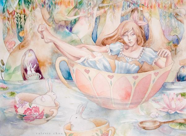 Mixed Media Illustrations by Valerie Ann Chua