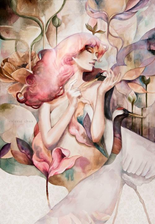 Mixed Media Illustrations by Valerie Ann Chua
