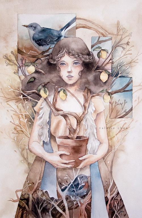 Mixed Media Illustrations by Valerie Ann Chua