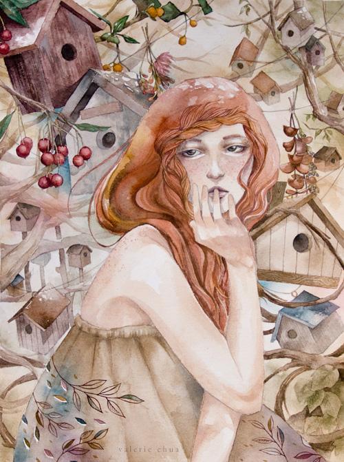 Mixed Media Illustrations by Valerie Ann Chua
