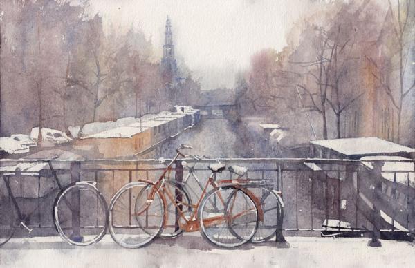Watercolor Paintings by Anna Orlowska
