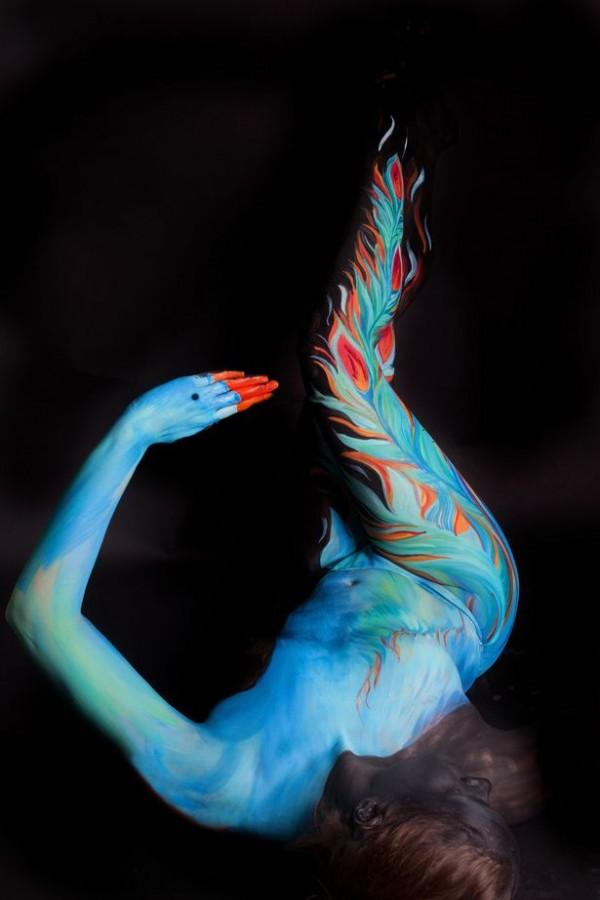 Body paintings by Gesine Marwedel