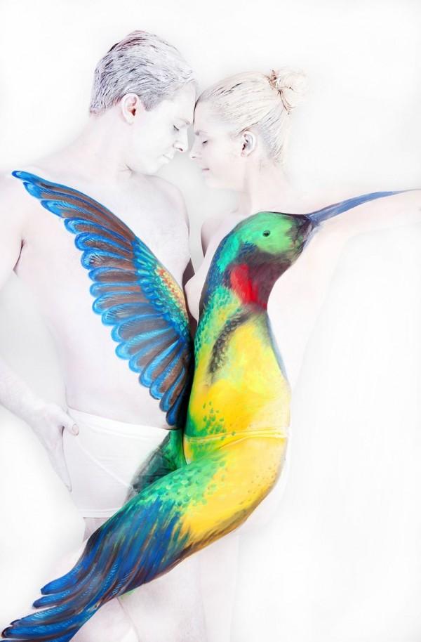 Body paintings by Gesine Marwedel