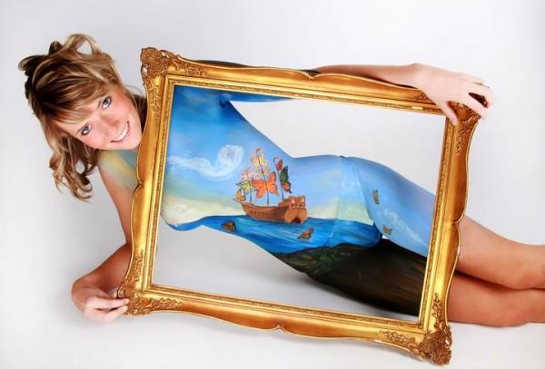 Body paintings by Gesine Marwedel