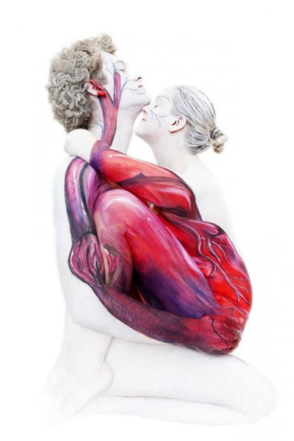 Body paintings by Gesine Marwedel