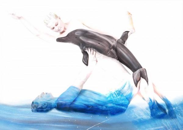 Body paintings by Gesine Marwedel
