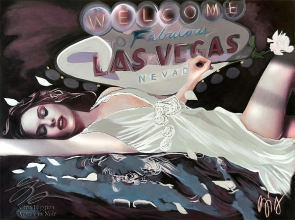 Film Noir Paintings by Gina Higgins