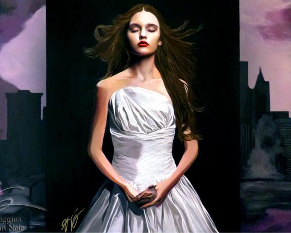 Film Noir Paintings by Gina Higgins