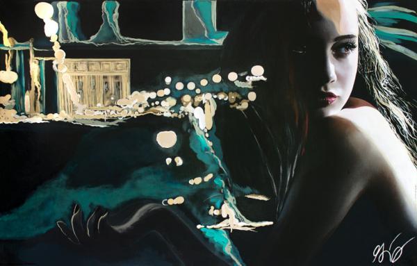 Film Noir Paintings by Gina Higgins