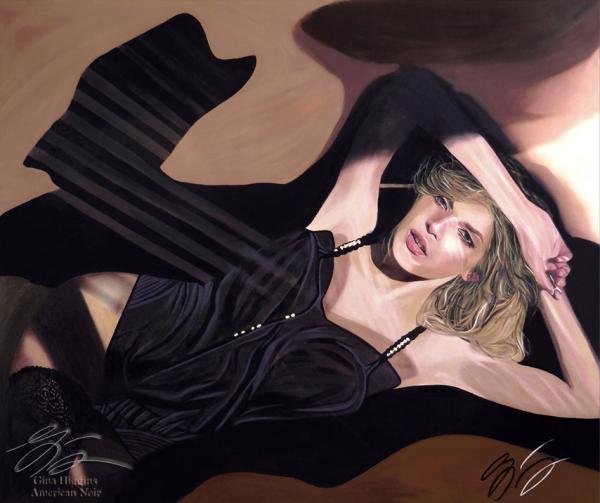 Film Noir Paintings by Gina Higgins