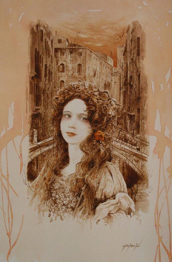 Watercolour Paintings by Gilles Grimoin