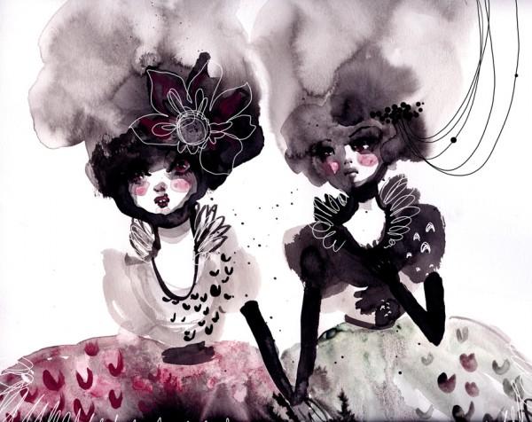 Ink Illustrations by Anneli Olander