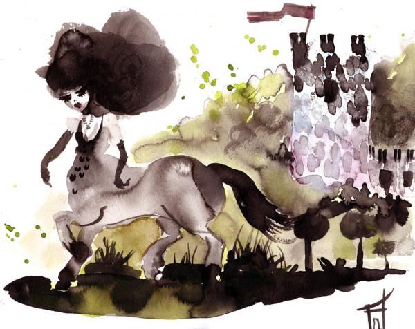 Ink Illustrations by Anneli Olander