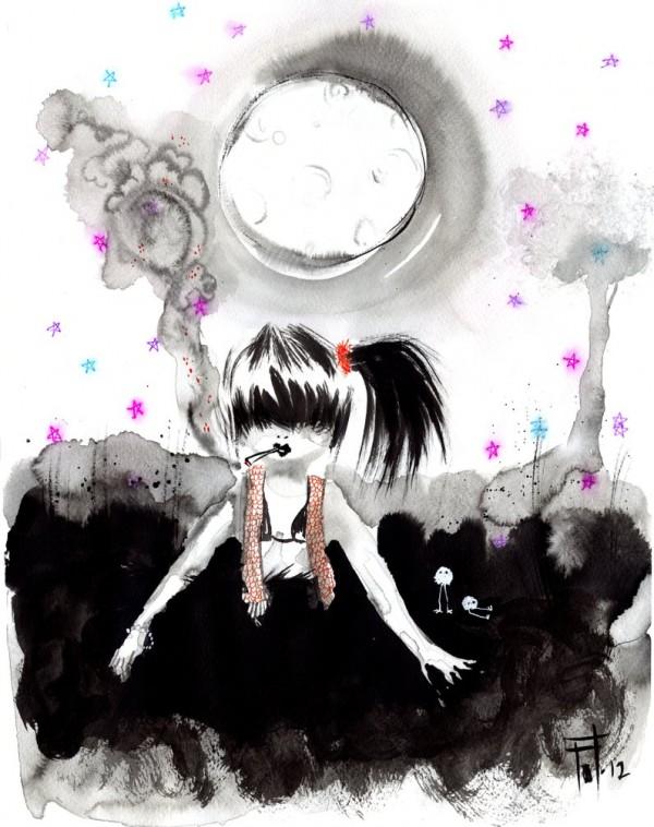 Ink Illustrations by Anneli Olander