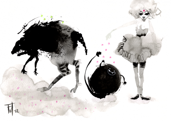 Ink Illustrations by Anneli Olander