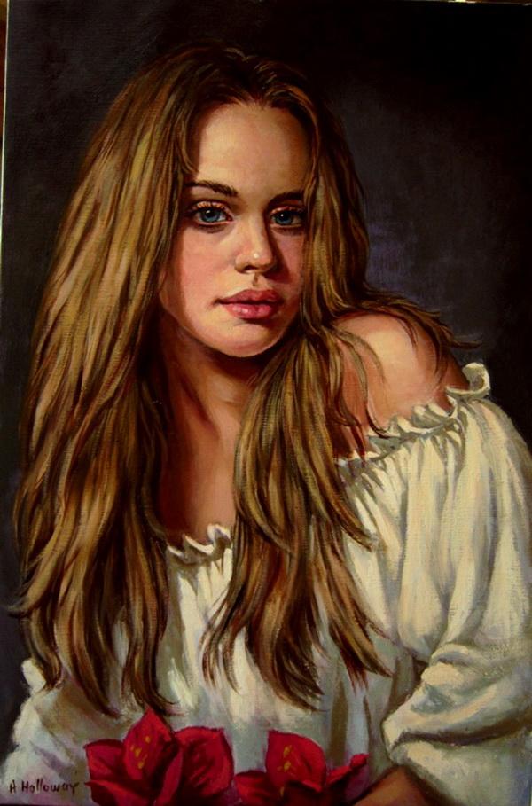 Portrait Paintings by Annemarie Holloway