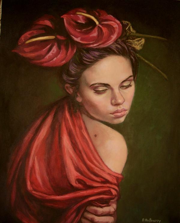 Portrait Paintings by Annemarie Holloway