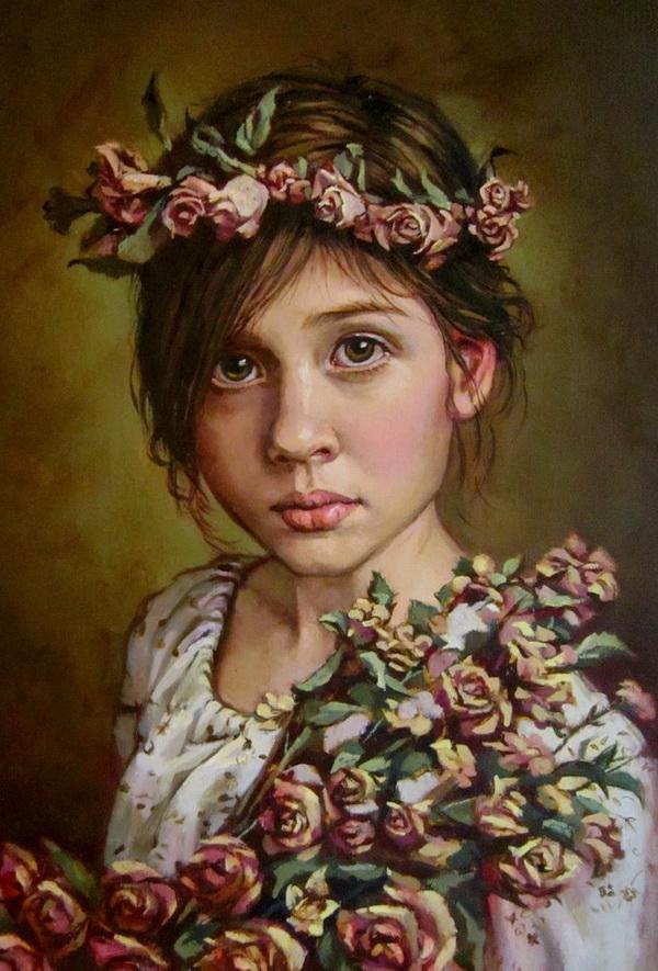 Portrait Paintings by Annemarie Holloway