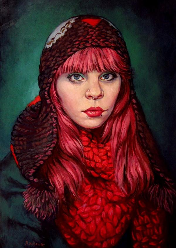 Portrait Paintings by Annemarie Holloway