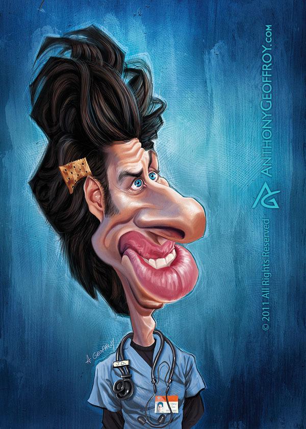 Caricature Illustrations by Anthony Geoffroy