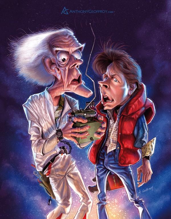 Caricature Illustrations by Anthony Geoffroy