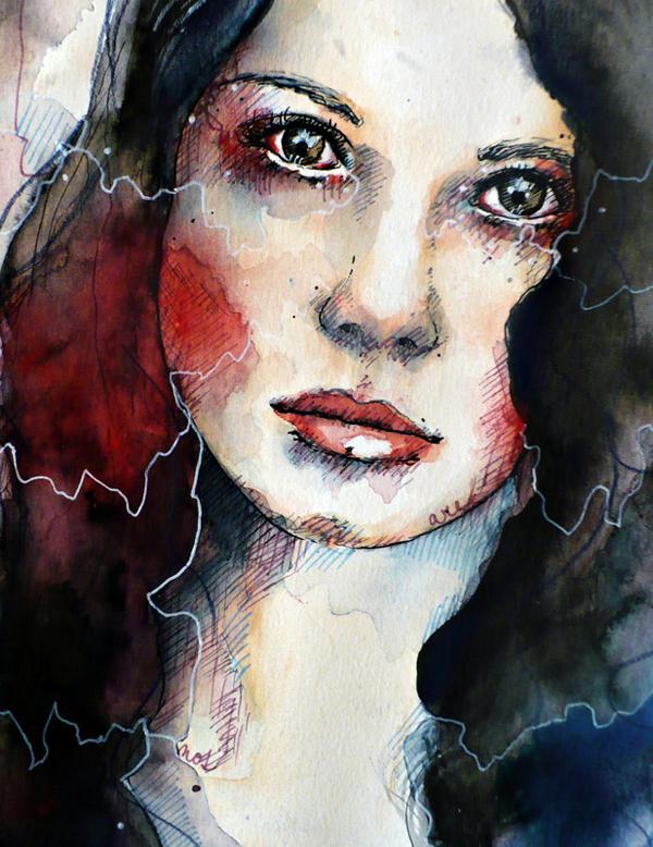 Watercolor Portraiture Paintings by Jane Beata