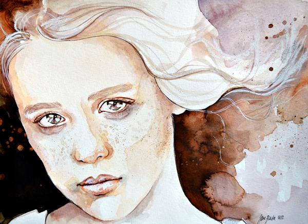 Watercolor Portraiture Paintings by Jane Beata