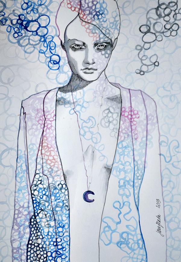 Watercolor Portraiture Paintings by Jane Beata