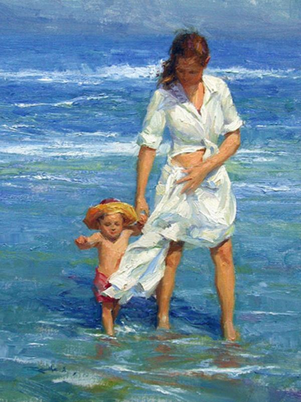 Figurative Paintings by Romel De La Torre