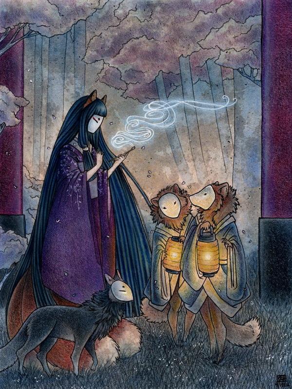 Mixed Media Illustrations by Sarah Graybill